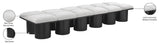 Pavilion Stylish Boucle Fabric Bench – Art Deco Design with Luxurious Cushion for Modern Spaces
