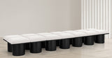Pavilion Luxurious Boucle Fabric Bench – Art Deco Style Seating for Entryway, Bedroom & Beyond