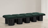 Pavilion Elegant Boucle Fabric Bench - Art Deco Design with Luxurious Cushion for Stylish Seating