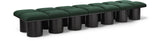 Pavilion Luxurious Boucle Fabric Bench – Art Deco Style Seating for Entryway, Bedroom & Beyond