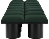 Pavilion Luxurious Boucle Fabric Bench – Art Deco Style Seating for Entryway, Bedroom & Beyond