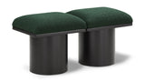 Pavilion Elegant Boucle Fabric Bench with Art Deco Style, Luxurious Cushion, and Versatile Design