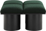 Pavilion Elegant Boucle Fabric Bench – Luxurious Seating with Art Deco Flair for Any Room Decor