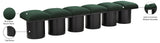 Pavilion Exquisite Boucle Fabric Bench with Art Deco Design - Stylish Seating for Any Space