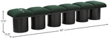 Pavilion Exquisite Boucle Fabric Bench with Art Deco Design - Stylish Seating for Any Space