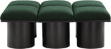 Pavilion Stylish Boucle Fabric Bench with Art Deco Design, Luxurious Cushion, and Versatile Seating