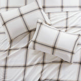 Cabin Cotton Flannel Sheet Set, Tan Plaid
