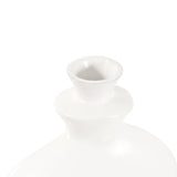 Matte White Towel Vase - Small