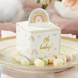Boho Rainbow Baby Favor Boxes Set of 24