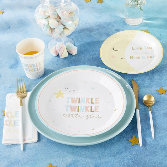 Twinkle Twinkle Premium Paper Plates Set of 16