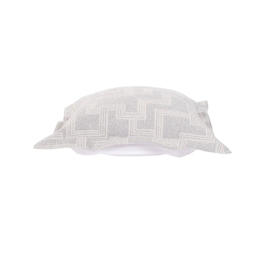 Indoor/Outdoor Puff Ottoman Cover & Cushion Syros Fog