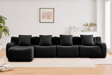 ROMA 148" 4-Seater Sofa with 1 Ottoman