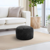 Short Pouf Shar Pei Black