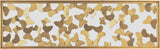 Butterfly Glass Console Table with Stunning Gold Foil Butterflies - Contemporary Accent Table Design