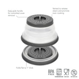 Collapsible Microwave Food Cover - Small