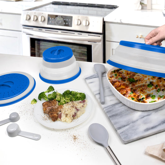 Collapsible Microwave Food Cover - Set of 3