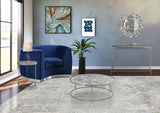 Butterfly Glass End Table with Stunning Gold Foil Design and Metal Butterfly Accents for Stylish Spaces
