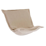 Puff Chair Cover Linen Slub Natural -Cover Only