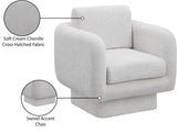 Alessandra Swivel Accent Chair - Overstuffed Comfort with Contemporary Design for Stylish Spaces