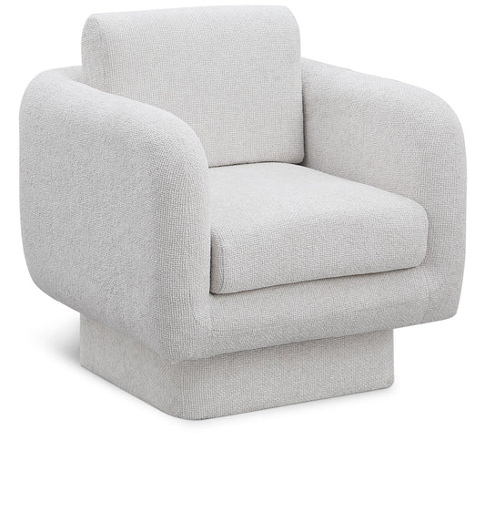 Alessandra Swivel Accent Chair - Overstuffed Comfort with Contemporary Design for Stylish Spaces