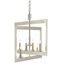 Middleton Rectangular Silver Chandelier