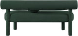 Parlor Contemporary Bench with Solid Wood Frame and Plush Boucle Fabric for Stylish Homes