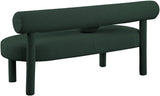 Parlor Contemporary Bench with Solid Wood Frame and Plush Boucle Fabric for Stylish Homes