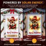 Solar Led Garden Flag Double-Sided - 8 Modes, Weatherproof