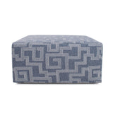 Indoor/Outdoor Universal Square Ottoman Syros Denim