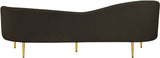 Ritz Boucle Fabric Sofa – Chic Elegance with Gold Metal Legs for Modern Living Room Style & Comfort