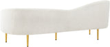 Ritz Boucle Fabric Sofa – Chic Elegance with Gold Metal Legs for Modern Living Room Style & Comfort