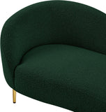 Ritz Boucle Fabric Sofa – Chic Elegance with Gold Metal Legs for Modern Living Room Style & Comfort