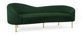 Ritz Boucle Fabric Sofa – Chic Elegance with Gold Metal Legs for Modern Living Room Style & Comfort