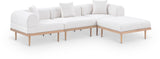 Laguna - 4 Piece 106.5" Upholstered Outdoor Patio Modular Sectional