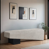 Alora Fabric Upholstered Bench