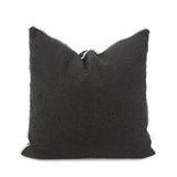 20 x 20 Outdoor Pillow with Dec Cord- Seascape Charcoal- Down Alternative Insert