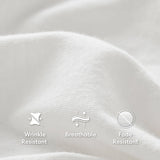 Jersey Knit All Season Sheet Set, White