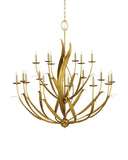Menefee Large Gold Chandelier