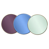 Broidy Round Mirror- Emerald Green