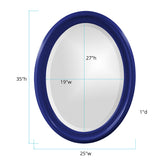 George Mirror - Glossy Navy