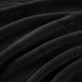 Antibacterial Spa-Like 8-Piece Bathroom Towel Set, Black