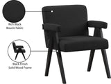Woodloch Accent Chair - Modern Mid-Century Design with Elegant Boucle Upholstery for Any Space