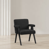 Woodloch Accent Chair - Modern Mid-Century Design with Elegant Boucle Upholstery for Any Space