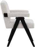 Woodloch Accent Chair - Modern Mid-Century Design with Elegant Boucle Upholstery for Any Space