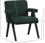 Woodloch Accent Chair - Modern Mid-Century Design with Elegant Boucle Upholstery for Any Space