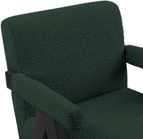 Woodloch Accent Chair - Modern Mid-Century Design with Elegant Boucle Upholstery for Any Space