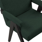 Woodloch Accent Chair - Modern Mid-Century Design with Elegant Boucle Upholstery for Any Space