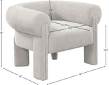 Stefano Accent Chair – Luxurious Curved Back Design, Art Deco Style, Perfect for Comfort & Elegance