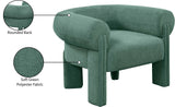 Stefano Accent Chair – Luxurious Curved Back Design, Art Deco Style, Perfect for Comfort & Elegance
