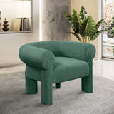 Stefano Accent Chair – Luxurious Curved Back Design, Art Deco Style, Perfect for Comfort & Elegance